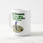 Grappig gelanceerde Bowls zijn op je spel, Koffiemok (Voorkant links)