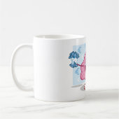 Grappig Geld Brein Cartoon Euro Cash Lover Koffiemok (Links)