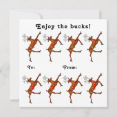 Grappig Geld Cash Gift Vakantiekaarten Feestdagenkaart (Voorkant)