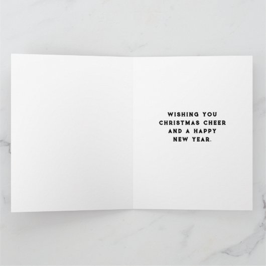 Grappig geld Cash Kerstmis vakantie kaarten (Binnen)