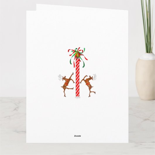 Grappig geld Cash Kerstmis vakantie kaarten (Achterkant)