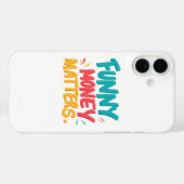 Grappig geld doet ertoe Case-Mate iPhone case (Achterkant (horizontaal))