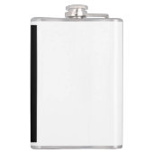 Grappig geld doet ertoe heupfles (Achterkant)