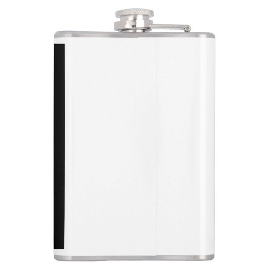 Grappig geld doet ertoe heupfles (Achterkant)