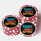 Grappig geld doet ertoe poker chips (Opstapeling)