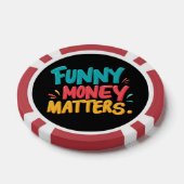 Grappig geld doet ertoe poker chips (Enkel)