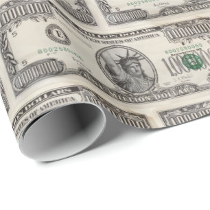 Grappig Geld Miljoen Dollar Rijke Vibe Print Cadeaupapier