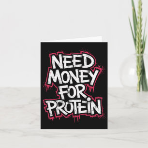 Grappig Geld Nodig Voor Eiwittraining Joke Gym Wei Kaart