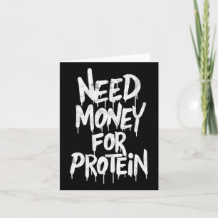 Grappig Geld Nodig Voor Eiwittraining Joke Gym Wei Kaart