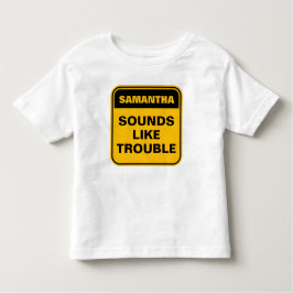 Grappig gele geluiden als problemen personaliseren kinder shirts