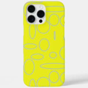 Grappig Gele Lussen Geometrische iPhone / iPad cas 16 Pro Max Hoesje