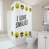 Grappig gele MIX + je rug. en ideeën Douchegordijn (In situ)