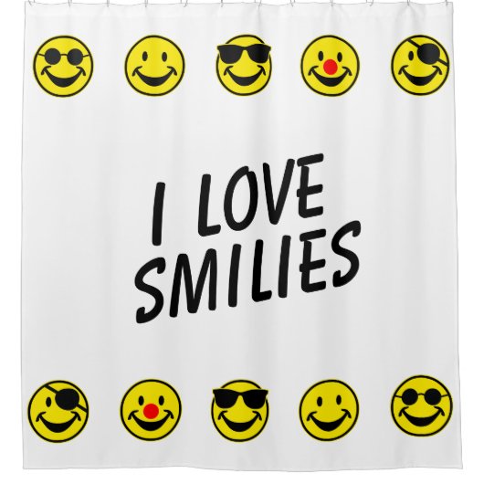 Grappig gele MIX + je rug. en ideeën Douchegordijn (Voorkant)