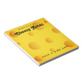 Grappig gele zwitserse notitieblokken voor het sch (Schuin)