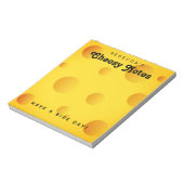 Grappig gele zwitserse notitieblokken voor het sch (Linkerzijde)