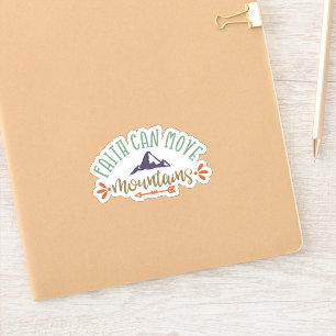 Grappig geloof kan bergen simpelweg trouw bewegen sticker