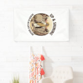 Grappig Geloof Opstanding Grot Vintage Gravure Sh Spandoek (Insitu)