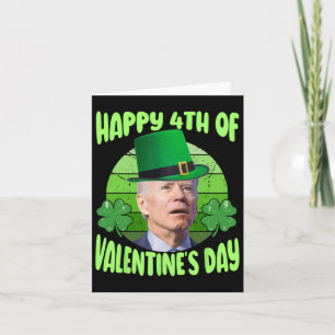 Grappig Gelukkig 4e Valentijnsdag Biden Humor Repu Kaart