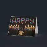 Grappig Gelukkig ChrisMukkah Angel Kerstmis Chanoe Feestdagen Kaart<br><div class="desc">Grappig Gelukkig ChrisMukkah Angel Menorah Kaarsen Kerst Chanoeka Gemengde Overtuigingen Samenvoegen Feestdagen Viering</div>
