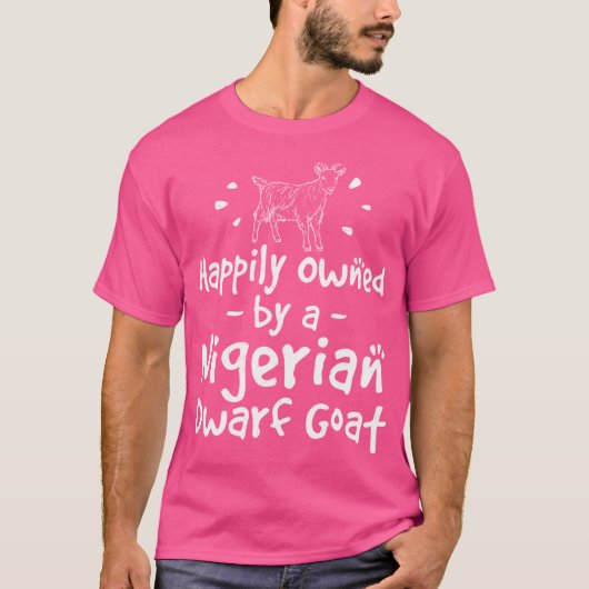 Grappig gelukkig eigendom van een Nigeriaanse dwer T-shirt (Voorkant)