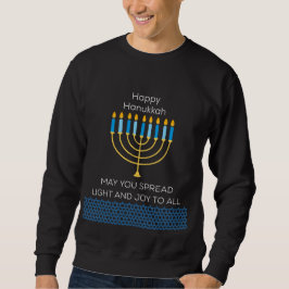 Grappig Gelukkig Hanukkah Schattig Blauw Chanukah  Trui