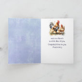 Grappig Gelukkig Jubileum Wensen Schattigee kippen Kaart (Binnen)