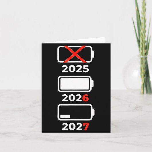 Grappig Gelukkig Nieuwjaar 2026 2027 67 Meme Zes Z Kaart (Voorkant)