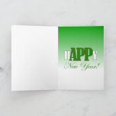 Grappig Gelukkig Nieuwjaar Kaart (Binnen)