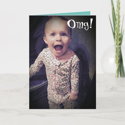 Grappig Gelukkig Verlaat Verjaardag Wenskaart Kaart (Voorkant)