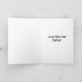 Grappig Gelukkige verjaardag zoon in de wet Kaart (Binnen)