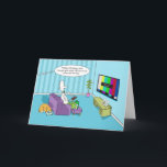 Grappig gelukkige verjaardag zoon met afstandsbedi kaart<br><div class="desc">Dit is een grappige verjaardagskaart,  met Duncan die de afstandsbediening voor de dag krijgt,  maar de tv werkt niet,  typisch ah! En de dikke kat speelt de bal op de I-pad achter de bank.</div>