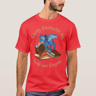 Grappig, gemakkelijk verstoord door dragons en boe t-shirt