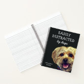 Grappig, gemakkelijk verstoord door honden | Geper Notitieboek (Binnen)