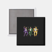 Grappig Gemaskerd Trump Dans Mardi Gras New Orlean Magneet (Voorkant / Achterkant)