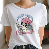 Grappig gemeen binnen en cafeïnehoudende koffie li t-shirt