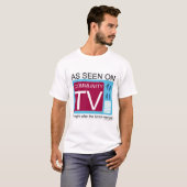 Grappig Gemeenschap TV Classic Motto T-shirt (Voorkant volledig)