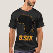 Grappig gemengd Afrika Azië 4 T-shirt (Voorkant)