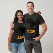 Grappig gemengd Afrika Azië 4 T-shirt (Unisex)