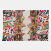 Grappig Gemengde Media Cat 1/2 Vouw Keuken Handdoe Theedoek (Horizontaal)