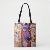 Grappig Gemengde Media Hond Dier Huisdier Tote Bag (Voorkant)
