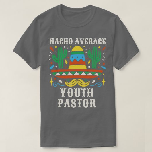 Grappig Gemiddelde Jeugd Pastor Retro Jeugd Pastor T-shirt (Design voorkant)
