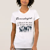 Grappig Genealogistisch Shirt (Voorkant)