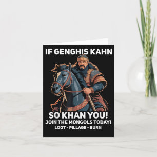 Grappig Genghis Khan Quote Grappige Mongolië Gesch Kaart