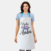 Grappig genoeg in Aruba Custom Design Womens Manne Schort (Gedragen)