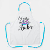 Grappig genoeg in Aruba Custom Design Womens Manne Schort (Voorkant)