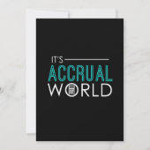 Grappig genoeg is het Accrual World Accountants CP Kaart (Voorkant)