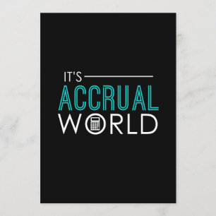 Grappig genoeg is het Accrual World Accountants CP Kaart
