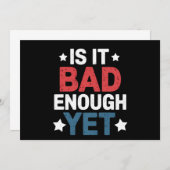 Grappig genoeg is het slecht genoeg, maar patriott kaart (Voorkant / Achterkant)