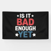 Grappig genoeg is het slecht genoeg, maar patriott spandoek (Horizontaal)