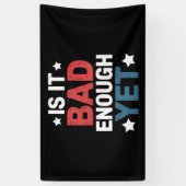 Grappig genoeg is het slecht genoeg, maar patriott spandoek (Verticaal)